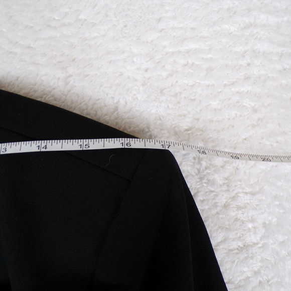 Karen Lawrence by MATTHEW Women's black/white Press-on button Jacket Size 6 - Picture 4 of 12